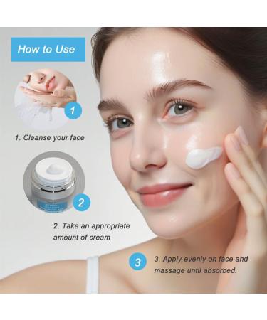 Face Moisturizer Retinol Cream with Collagen & Hyaluronic Acid | Anti-Aging Hydration Cream for All Skin Types - Day & Night Use - Buy Online on GoSupps.com