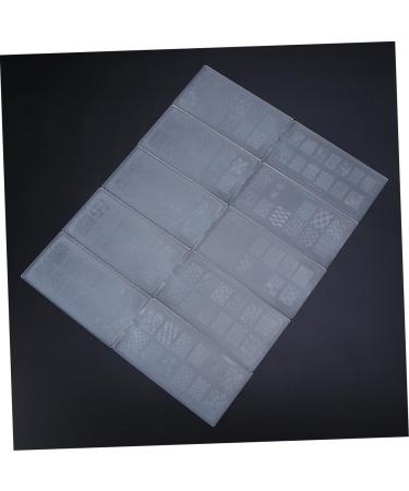 FRCOLOR 10 pieces nails at home making nail art set manicure set nailing tool nails accessories nail stamp plate nail art stamping plate nail art stamp printing seal accessories - Buy Online on GoSupps.com