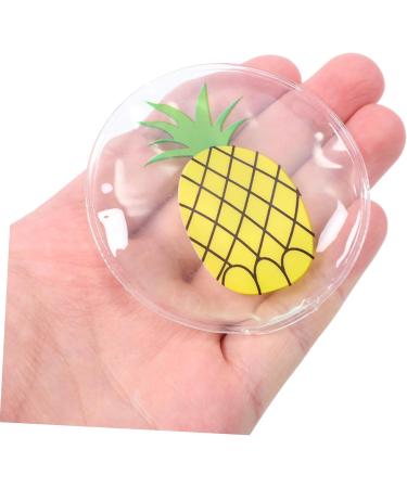 HOMSFOU 1 Pair Ice Eye Patch Eye Mask Pineapple Cool under Eye Sleeping Eye Pad Reusable Eye Patches Cold Compress Eye Cold Patches Cool Eye Pad Cold Eye Pads Facial Mask Summer PVC - Buy Online on GoSupps.com