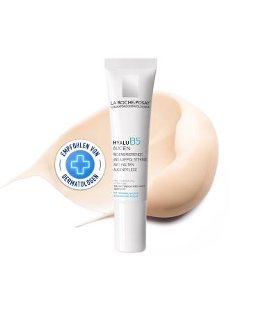 La Roche Posay regenerating and upholstery eye care mild folds with hyaluronic acid vitamin B5 and neurosensins without fragrances Hyalu B5 eyes 15 ml 15 ml (1 Pack)