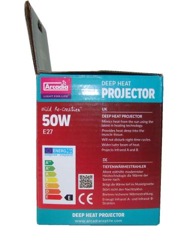 Lucky Reptile RARHP50 Deep Heat Projector 50 W for E27 Sockets - Buy Online on GoSupps.com