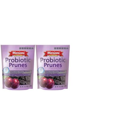 Mariani Probiotic Prunes - Two 6 oz Packages of Dried Prunes Plus Our Prunes Recipe Book - Great Value