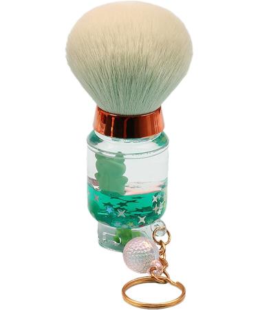 Bexdug Makeup Brushes Soft Blush Loose Powder Brush - Face Powder Brush Large Makeup Tool Powder Brush for Shadow and Highlight Green - Buy Online on GoSupps.com