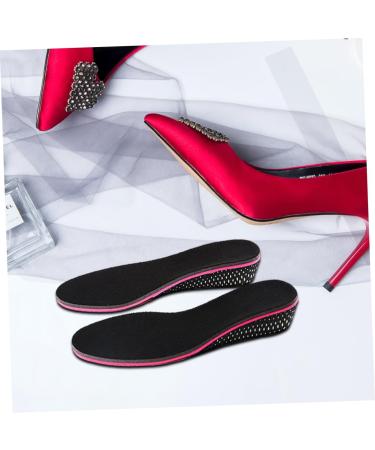 NOLITOY Booster Pad Insoles - Comfortable Elevator Insoles for Height Lift | Gothic Red Athletic Shoe Inserts for Men & Women - Memory Foam Cushioning 25.5x3x0.7cm - Buy Online on GoSupps.com