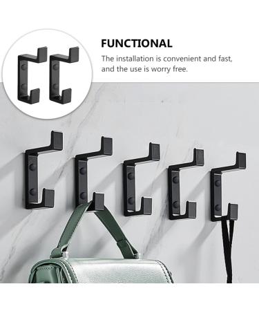 Angoily 2pcs Up and Down Double Hook 2 Double Layer Towel Rack - Buy Online on GoSupps.com