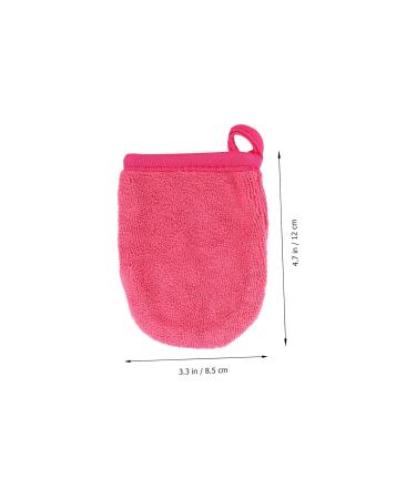 Shop 4pcs Cleansing Fingertips Makeup Remover Cloths - Exfoliating Face Towel & Mitts for Gentle Hair & Skin Care - Buy Online on GoSupps.com