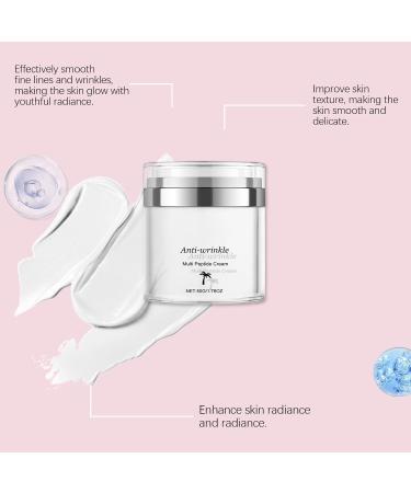Copper Peptide Face Cream with GHK-Cu & Shea Butter - Anti-Aging Moisturizer with Hyaluronic Acid & Coconut Oil for All Skin Types Wrinkle Cream for Firming & Hydration 50g / 1.76oz - Buy Online on GoSupps.com