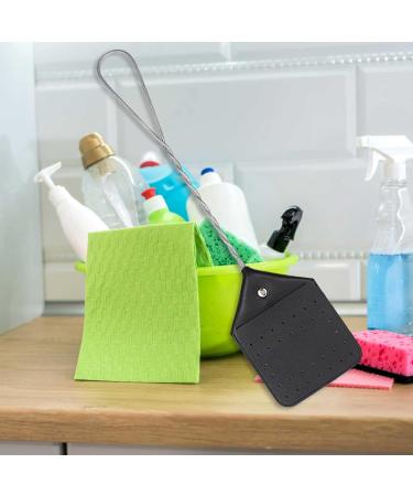 Leather Swatter Fly Swatter Heavy Duty Edition Extended Handle Durable Washable Household Bug Swatter Fly Swatters Leather Bug Swatter with Hang Hole - Buy Online on GoSupps.com