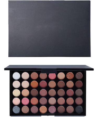 Eyeshadow Palette with Brushes | Eyeshadow Palette Makeup Set with Brush - 40 Colors Pigmented Matte Shimmers Metallic Neutral and Colorful Blendable Waterproof Eye Shadow Generic Set001 - Buy Online on GoSupps.com