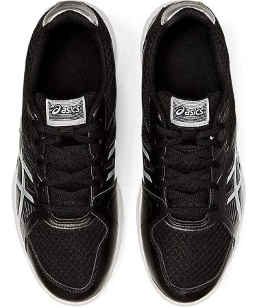 ASICS Men's Upcourt 3 Volleyball Shoes - Size 12, Black/Pure Silver - Buy Online on GoSupps.com