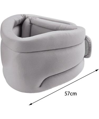 Colcolo Neck Support Brace with Foam Pillow Adjustable Cervicorrect Neck Support for Work & Sleep Gray - Buy Online on GoSupps.com