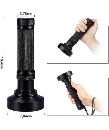 UV Light Torch Black Light 100 LED Ultraviolet Lamp Flashlight with UV Protection Glasses 395nm Led UV Flashlight Blacklight Torch Detector for Pet Urine Stains of Carpet/Floor Resin Camping Large - Buy Online on GoSupps.com