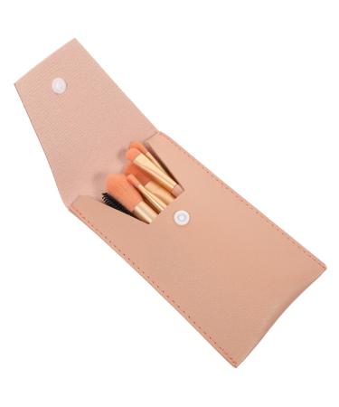 minkissy 2 Sets Travel Makeup Make up Brush Supple Makeup Brush Foundation Brush for Makeup Travel Kits for Women Powder Applicator Lip Brush Mini Aluminum Tube Cosmetics Miss