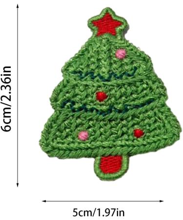 Knitted Hair Clips - Crochet Cartoon Christmas Decorative Barrettes - Cute Hair Pin for Travel Stage Show Daily Life Dating Hersil Tree - Buy Online on GoSupps.com