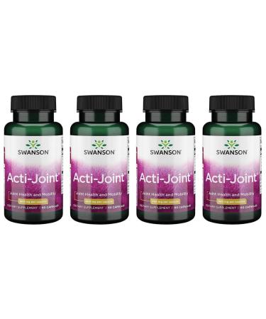 Swanson Acti-Joint 860 Milligrams 60 Capsules (4 Pack)