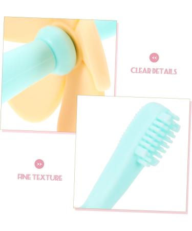 Gatuida 3-Pack Silicone Toothbrushes for Children | Insulated Baby Dental Care & Training Toothbrushes - Buy Online on GoSupps.com