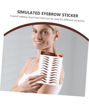 CANIGHT 5 Sheets authentic eyebrow sticker eyebrow stickers shaping eyebrow stickers costume - Buy Online on GoSupps.com