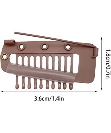 3/4/6 Snap Clips For Wigs Hair Chunni Clips With Safety Pin Strong Hair Extension Clips Snap Hair Clips Snap Clips Comb For Women Wig Dupatta Hijab Accessories 4 Mixed - Buy Online on GoSupps.com