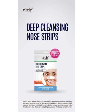 Epielle Deep Cleansing Nose Strips - 12 Count | Remove Blackheads & Clean Pores | Perfect Fit for Easy Skin Solutions - Buy Online on GoSupps.com