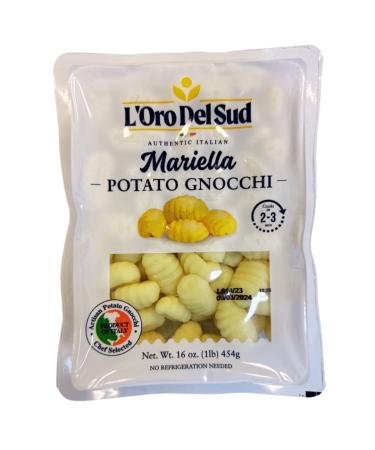 Mariella Potato Gnocchi 12 Pack x 1 lb - Cooks in 2-3 Minutes, Shelf Stable - Buy Online on GoSupps.com