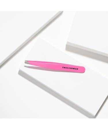 Professional Stainless Steel Slant Tweezer - Neon Pink | Award-Winning Design | ZW-1230-NPP - Buy Online on GoSupps.com