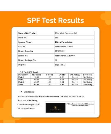Ultra Matte Sunscreen Gel SPF 60 | Broad Spectrum Protection | Oil-Free for Acne-Prone Skin | Prevent Sun Damage | 1.76 Oz - Buy Online on GoSupps.com