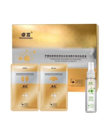 Shangyu Deer Bone Collagen Essence Set Conotide Folding cheek lighting Moisturizing patches forehead face essence care n2o9 patches