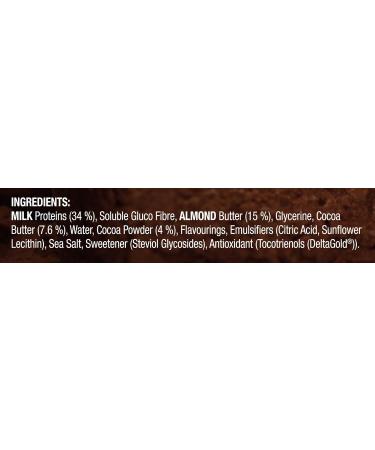 Reflex Nutrition R-Bar Protein Bar 20g Whey Protein - Double Chocolate Brownie (12x60g) | Low Sugar, High Fiber - Buy Online on GoSupps.com