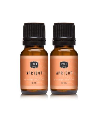P&J Trading Fragrance Oil | Apricot Oil 10ml 2pk - Candle Scents for Candle Making, Freshie Scents, Soap Making Supplies, Diffuser Oil Scents