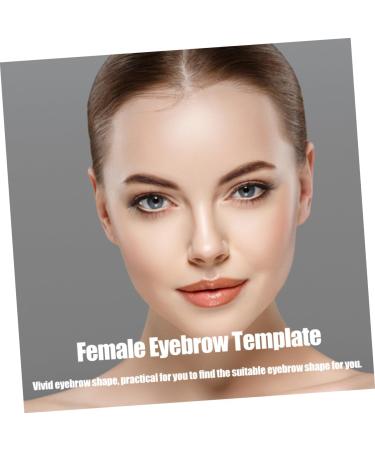 FOMIYES Eyebrow Marker Eyebrow Shaping Tool Convenient Multifunctional Eyebrow Shaper Female Eyebrow Template Eyebrow Drawing Ruler for Females Stainless Steel Eyebrow Ruler - Buy Online on GoSupps.com