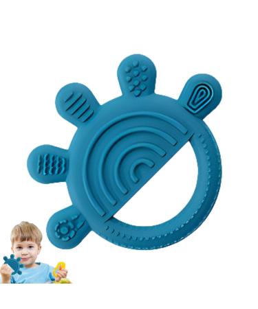 A/R Moving tooth toys made of silicone - baby bite ring toys to the soothing teeth pacifier |Silicone molic tooth play stuffing the flexibility of the baby's fingers and cultivated