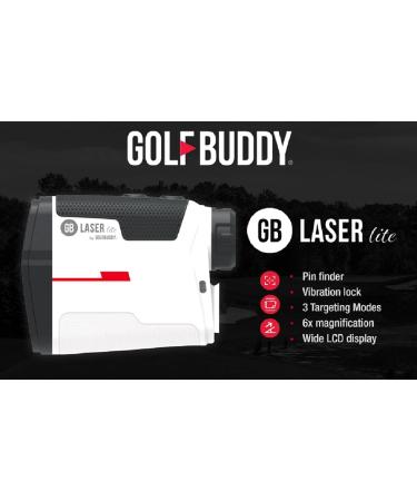 Golf Buddy Laser Lite Rangefinder | Magnetic Case | Slope Compensation | Fast & Accurate Measurement | Vibration Alert | 3 Targeting Modes | 6X Magnification - Buy Online on GoSupps.com