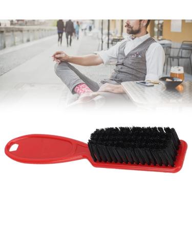 Multifunctional Beard Brush with Nylon Bristles & Ergonomic Handle - Red | Premium Grooming Tool for Home & Travel - Buy Online on GoSupps.com