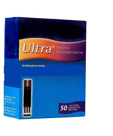 Strips Only for Ultra Glucometer 50 Count