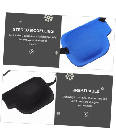 HAWILLOSCH 6 Pcs Single Eye Mask Pirate Eye Patches for Kid Eye Patch Portable Amblyopia Cover Polyester - Buy Online on GoSupps.com