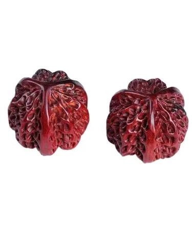 Unbit stressball baoding ball ball marble 2 pieces baoding balls walnut form chinese exercise stress balls hand self -massage trigger points (color: 40mm)