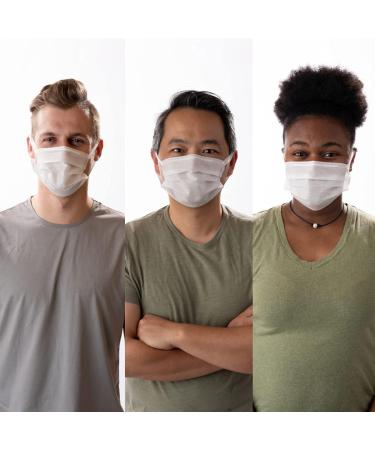 Shop Everyday 3-Ply Face Masks - Comfortable Breathable Wide Ear Bands | 50 Pack - International Shipping Available - Buy Online on GoSupps.com