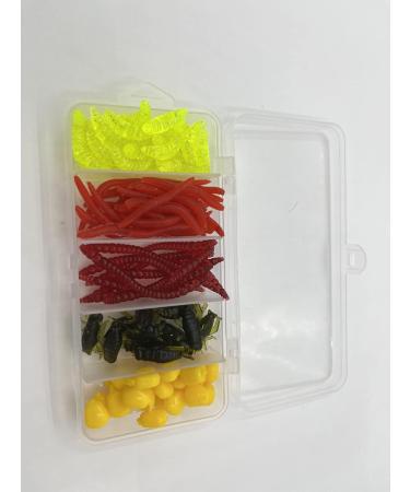 225 Pieces Premium Soft Plastic Worm Fishing Baits Set - High-Quality Trout & Angel Bait for International Shipping - Buy Online on GoSupps.com