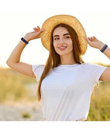 Vin Beauty 24pc Boho Hair Ties Bracelets | Cute Styling Accessories for Thin & Curly Hair - Soft Elastic Bands for Women & Girls - Buy Online on GoSupps.com