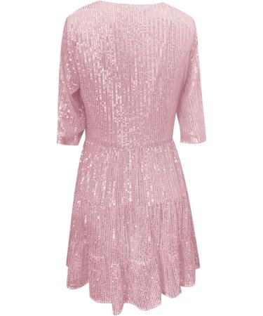 Hanxiulin Women's Vintage Party Dress | Long-Sleeved Cocktail & Mini Dresses with Heart Neckline in Red - Buy Online on GoSupps.com