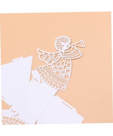 TEHAUX 50pcs Personalized Tags Small Gifts Packaging Wedding Favor Chocolate Packaging Wedding Gift Boxes Wedding Party Boxs Party Favor Boxes Wedding Box White Hollow Out 1 count (Pack of 1) White - Buy Online on GoSupps.com