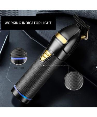 Hair Clippers USB Rechargeable Electric Beard Trimmer Barbers Hair Grooming Kit Black - Buy Online on GoSupps.com