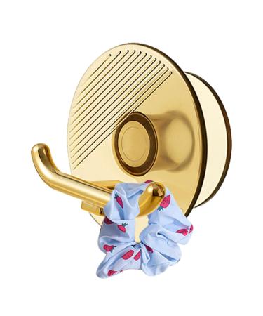 Novent socket holder cable organizer socket holder- toothbrush and razor holder for the shower drill-free self-adhesive storage hook for razors coat towel robe transparent brown