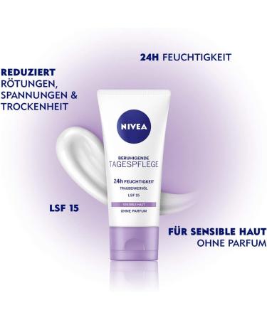 Beiersdorf Nivea Soothing Day Cream for Sensitive Skin 50ml Day Care - Buy Online on GoSupps.com