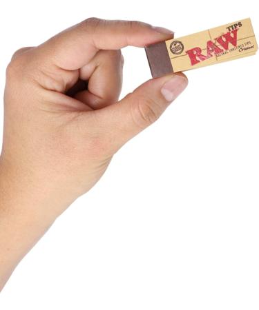 RAW Original Roll Up Tips - Full Box of 50 Packs x 50 Tips per Pack | Unrefined & Reusable - Buy Online on GoSupps.com