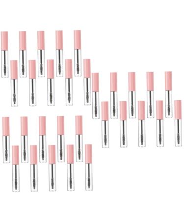 NULYLU 30 Pcs Mascara Empty Tube Refillable Eyelash Tube Makeup Liquid Lipstick Bottle Clear Plastic