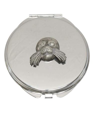 Sea Lion Compact Mirror Handbag Gift With Free Engraving 317