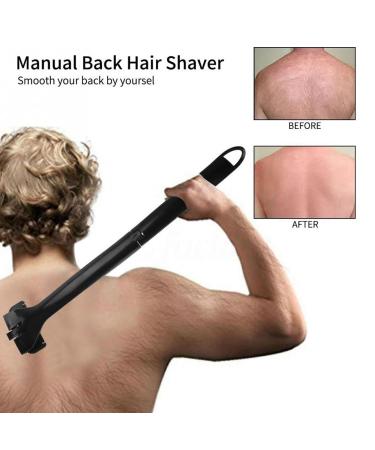 Foldable Back Trimmer for Men | Fast Painless Back Hair Remover with Long Handle - Buy Online on GoSupps.com