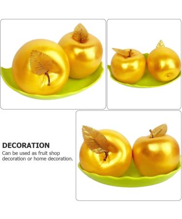 HOMSFOU 20 Pcs Simulated Fake Apples Simulation Apples Artificial Apples Wedding Party Decoration Apples Model Fruit Wedding Decor Decorative Model Ax Christmas Foam Goldenx5pcs 8X8X7CMx5pcs - Buy Online on GoSupps.com