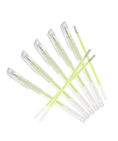 PAMINGONO 5pcs Beauty Spot Eyebrow Pen White Markers Medical Eye Brow Pencils for Women Plastic